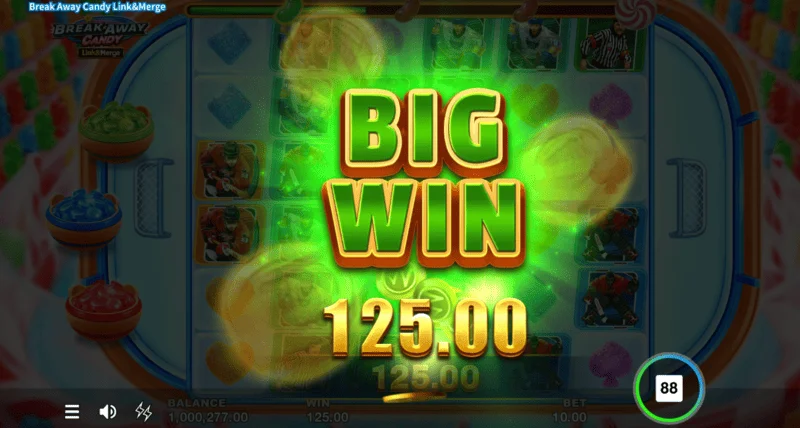 Break Away Candy - दांव पर x5000 का Grand Jackpot गिरना